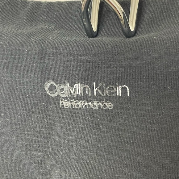 CALVIN KLEIN Performance Logo Women's High Waist 7/8 Leggings Black Size Small - Picture 4 of 6